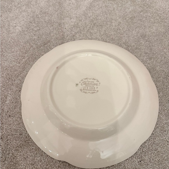 British empire ware deluxe charmian dinner plates Set 22k gold - Picture 3 of 4